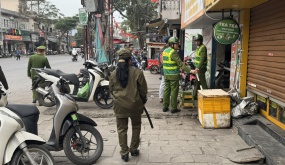 Công an phường Vạn Mỹ tập trung đảm bảo TTATGT, trật tự công cộng, trật tự đường hè