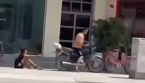 Công an phường Bạch Đằng xác minh vụ việc bé trai bị kéo lê trên vỉa hè
