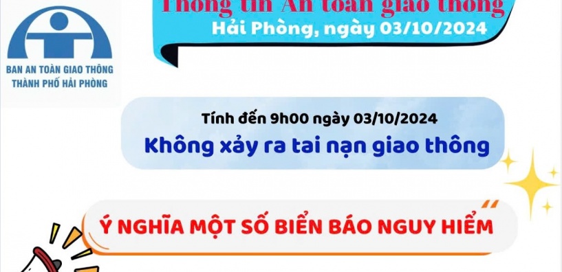 Thông tin an toàn giao thông ngày 3/10/2024: Ý nghĩa một số biển báo nguy hiểm