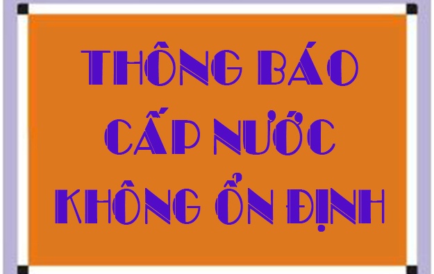 THÔNG BÁO CẤP NƯỚC KHÔNG ỔN ĐỊNH KHU VỰC ĐÌNH VŨ - CÁT HẢI, PHƯỜNG NAM HẢI - TRÀNG CÁT NGÀY 03-3-2023