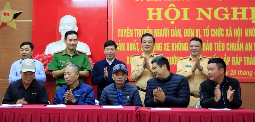Xã Quảng Thanh (Thủy Nguyên): Tuyên truyền không mua bán, sản xuất, sử dụng xe không đảm bảo tiêu chuẩn