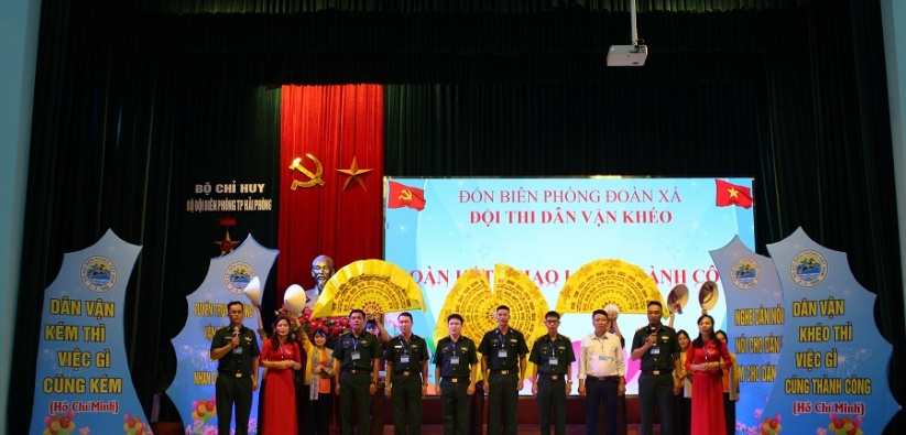 Bộ đội Biên phòng thành phố khai mạc Hội thi Dân vận khéo năm 2023