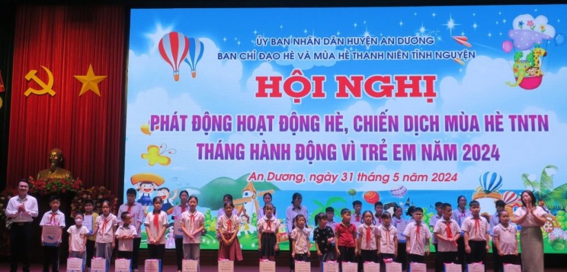 Huyện An Dương khai mạc hoạt động hè và phát động Tháng hành động vì trẻ em năm 2024