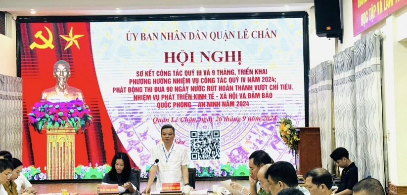 Quận Lê Chân:  Phát động thi đua 90 ngày nước rút hoàn thành vượt chỉ tiêu, nhiệm vụ  năm 2024