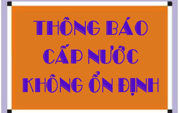 Thông báo cấp nước không ổn định khu vực phường Máy Tơ, Máy Chai - Quận Ngô Quyền để bảo dưỡng đường ồng cấp nước