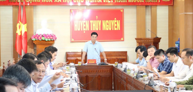 Huyện Thủy Nguyên: Tổ chức cưỡng chế thu hồi đất để thực hiện các Dự án bảo đảm an toàn, đúng quy định của pháp luật