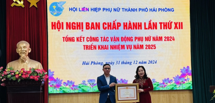 Hội Liên hiệp phụ nữ TP Hải Phòng: Biểu dương 93 tập thể, cá nhân hoàn thành xuất sắc nhiệm vụ năm 2024