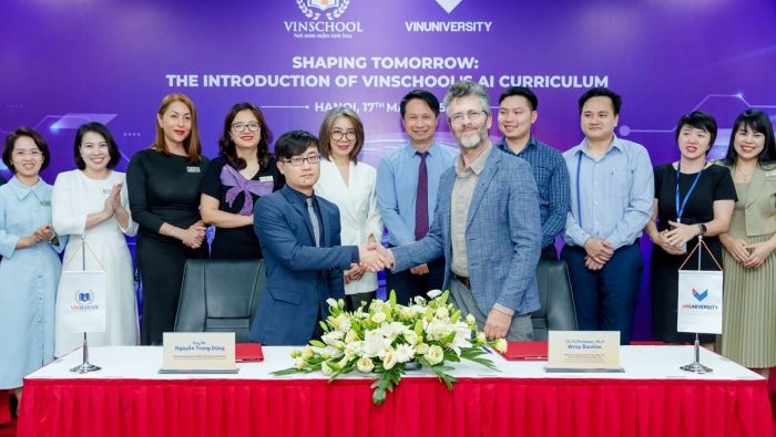 THÔNG CÁO BÁO CHÍ VINSCHOOL: TRIỂN KHAI CHƯƠNG TRÌNH GIÁO DỤC TRÍ TUỆ NHÂN TẠO TOÀN DIỆN TỪ MẦM NON ĐẾN LỚP 12