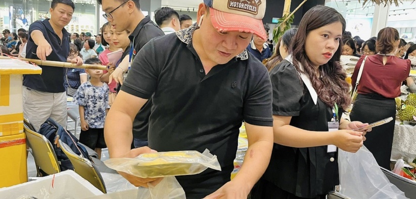 Sôi nổi ngày hội kết nối tiêu thụ sản phẩm sầu riêng của thành phố Cần Thơ tại thành phố Hải Phòng