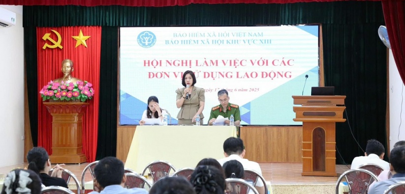 BHXH khu vực XIII  Làm việc với gần 200 đơn vị sử dụng lao động trên địa bàn thành phố Hải Phòng