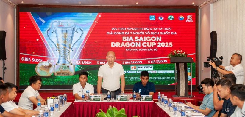 Giải bóng đá 7 người Vô địch quốc gia 2025 lần đầu khởi tranh ở Hải Phòng